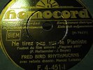 FRED BIRD RHYTHMICANS_refr marcel loiseau-NE TIREZ PAS SUR LE PIANISTE_jazz