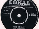 Coral THE ARTISTICS Hope we have / I'm gonna miss you 2 Classic northern sides