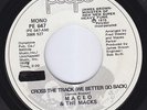 MACEO & THE MACKS Cross The Track RARE M- US promo 45 FUNK DANCER breaks LISTEN