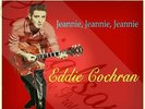 60S ROCK 'N' ROLL LONDON EDDIE COCHRAN JEANNIE, JEANNIE, JEANNIE PICTURE SLEEVE
