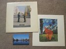 PINK FLOYD VINYL LP WISH YOU WERE HERE POSTCARD 1975 EARLY PRESS ORIG SLEEVE