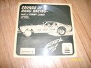 vintage CARDBOARD picture record SOUNDS OF DRAG RACING, FUNNY CARS