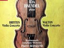 IDA HAENDEL / Britten-Walton Violin Concertos / UK EMI HMV Post-Dog ASD 3483