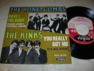 THE HONEYCOMBS / THE KINKS *RARE 4 Track FRENCH EP VOGUE PNV24122*