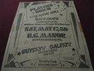 RARE HIPHOP 8X11 FLIER.PLAYERS DISCO.BILL BLAST.REGGIE REG.BARRY D.BUDDY ESQ
