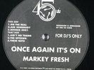 MARKEY FRESH Once Again It's On / Lost Breakbeats 12
