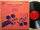 Gerhardt Taschner Mendelssohn Concerto US Orig Royale 1286 