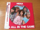 LP ALBUM NENA IT'S ALL IN THE GAME JAPAN PICTURE DISC OBI