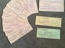 15 SIGNED JD SUMNER CHECKS GOSPEL MUSIC ELVIS PRESLEY STAMPS QUARTET
