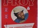 I-ROY: Ten Commandments LP (UK, yellow vinyl, picture lbl) rare Reggae
