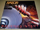 RAZOR Malicious Intent RARE THRASH METAL VINYL Viper Roadrunner RR9698 -1986- EX