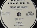 Fred Clark Ground Hog Snooper DJ 78 Federal 12136 R&B Jump Shouter Walkin Blues