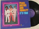 Peace Justice And Equality LP STONE GOLD It's Time RARE SWEET SOUL FUNK