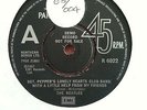 BEATLES. SGT PEPPER. RARE DEMO SINGLE. 1967. COLLECTORS ITEM.