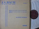 JACQUES DUMONT plays Bach  ORIGINAL  ED 1    