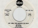 DION AND THE BELMONTS-My Girl The Month Of May/Berimbau USA 7
