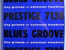 COLEMAN HAWKINS w/TINY GRIMES BLUES GROOVE RARE ORIG'58 PRESTIGE MONO LP DG  RVG