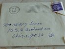 BIG BILL BROONZY handwritten letter & envelope CHICAGO 1956 Historical blues doc
