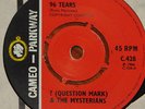 ? QUESTION MARK & THE MYSTERIANS   96 TEARS b/w MIDNIGHT HOUR   UK 7