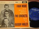 BUDDY HOLLY & THE CRICKETS   FOUR MORE   UK 4-TRACK 7