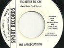 NORTHERN SOUL 45 by THE APPRECIATIONS HEAR CLIP