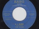 THE NOTES G.I. Blues 45 on Sarg Texas Rockabilly HEAR