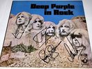 DEEP PURPLE In Rock - VINYL LP Ian Gillan Jon Lord Glover Paice Autograph SIGNED