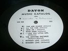 MASON WILLIAMS / TANDYN ALMER , DAVON MUSIC CATALOG LP DAVON 2221