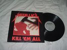METALLICA Kill 'Em All '83 LP cultic ORIGINAL US MEGAFORCE SILVER 1st press 