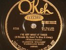 Clarence Williams' Washboard Band, Okeh 8738, E+ / EE+