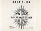David Wertman w/ Steve Reid   Kara Suite LP   Mustevic   shrink rare NM