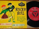 BILL HALEY AND HIS COMETS   ROCK 'N' ROLL WITH   UK 4-TRACK BRUNSWICK 7