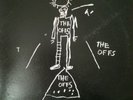 The Offs 'First Record' LP Jean Michel Basquiat artwork cover 1984