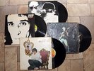 4 John Cale Vinyl Record Albums - Sabotage, Helen of Troy, Guts, Fear
