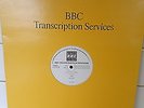 U2 - IN CONCERT - 295. BBC TRANSCRIPTION SERVICES VINYL LP.