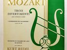 KURT REDEL - MOZART 3 divertimenti L'OISEAU-LYRE OL-LD 106 - EX+