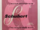 BUDAPEST STRING QUARTET - SCHUBERT quartet no.15 PHILIPS Minigroove EX+