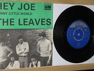 The Leaves -Hey Joe- Swedish garage scorcher 45 w UNIQUE PS Mod Dancer Psych
