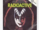 GENE SIMMONS - KISS - Radioactive - 1978 UK 7” Promo Red Vinyl Single