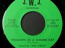 45RPM NORTHERN SOUL THE LYRICS J.W.J. 1010/1011