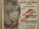 MARISOL: SOLO LOS DOS RARE PROMO EP VENEZUELA 100 PRESS