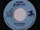 ELLA FITZGERALD: Sunshine Of Your Love / Hey Jude 45 (demo rubber stamp ol) rar