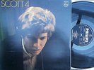 SCOTT WALKER SCOTT 4 PHILIPS SBL 7913 GATEFOLD WALKER BROTHERS RARE VINYL ALBUM