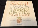 Bach Sonatas & Partitas for Violin JOSEPH SZIGETI VANGUARD GUILD 3 LP Set MINT