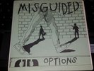 Misguided options rare red vinyl  nyhc urban waste KBD BLACK FLAG Reagan youth