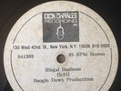 RARE ACETATE Boogie Down Productions-ILLEGAL BUSINESS/YA SLIPPIN INSTR. 12