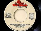 Super Rare Modern Soul 45 Jeter Davis Where Ever You Are Pts. 1&2 Sunbelt