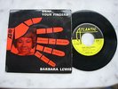 Vinyle Ep 45 tours Barbara Lewis Snap your fingers Années 60 Atlantic 212 060 ME