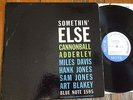 Blue Note 1595 Something Else Adderley, Davis etc- 47 West 63rd RVG & ear
