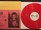 DAVID BOWIE IN PERSON SANTA MONICA CIVIC 1972 BOOTLEG RED VINYL LP RECORD TMOQ